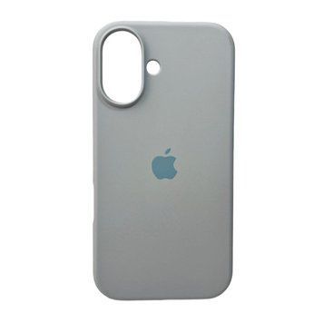 Силиконовый чехол для iPhone 16 Sierra Blue 666-01188 фото