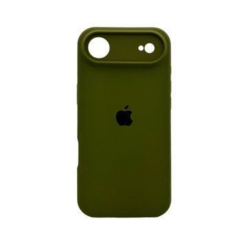 Силиконовый чехол с закрытой камерой для iPhone 17 Air Army Green 666-04381 фото