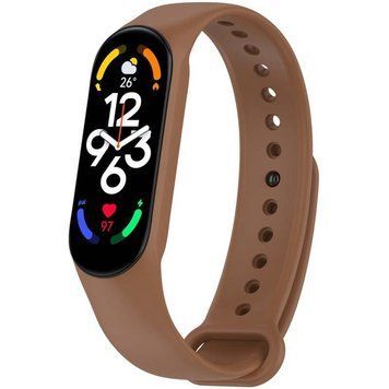 Силіконовий ремінець для Xiaomi Mi Band 7/6/5 Brown 212-01594 фото