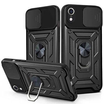 Ударопрочный чехол Camshield Serge Ring для Apple iPhone XR (6.1") Black 208-05564 фото