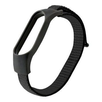 Ремінець для Xiaomi Mi Band 3/4/5/6/7 Nylon Black 212-02477 фото