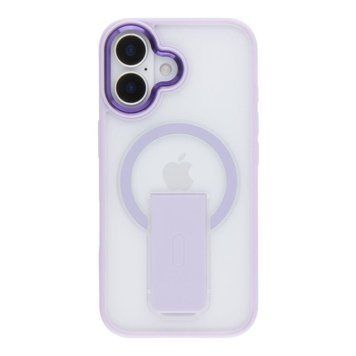 Чохол TPU+PC FlexGuard Magnetic Ring Stand для iPhone 16 Purple 757-00377 фото