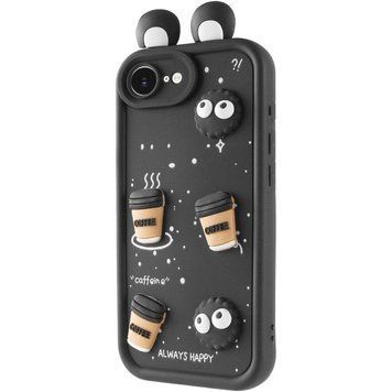 Чехол TPU Toys Case with Ears для Apple iPhone 16e\17e (6.1") Black 208-05338 фото