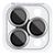 Захисне скло Metal Classic на камеру для Apple iPhone 16 Pro (6.3") / 16 Pro Max (6.9") Silver 204-00454 фото