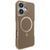TPU+PC чехол Metal Buttons with MagSafe Carbon Ring для Apple iPhone 16 (6.1") Gold 777-08088 фото