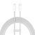 Кабель Baseus Dynamic Series Fast Charging Data Cable Type-C to iP 20W 1m White CALD000002 фото
