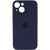 Силиконовый чехол с закрытой камерой для iPhone 13 Midnight Blue 208-00737 фото