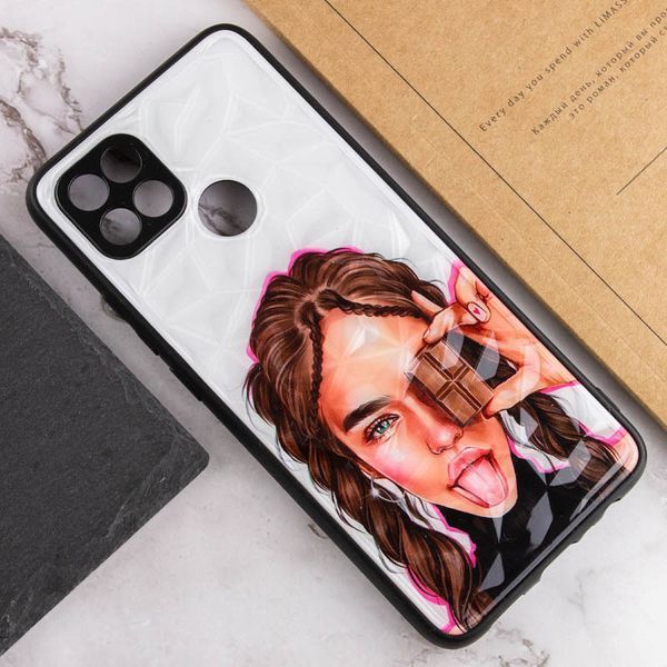 TPU+PC чохол Prisma Ladies для Oppo A15s / A15 Chocolate 777-07162 фото