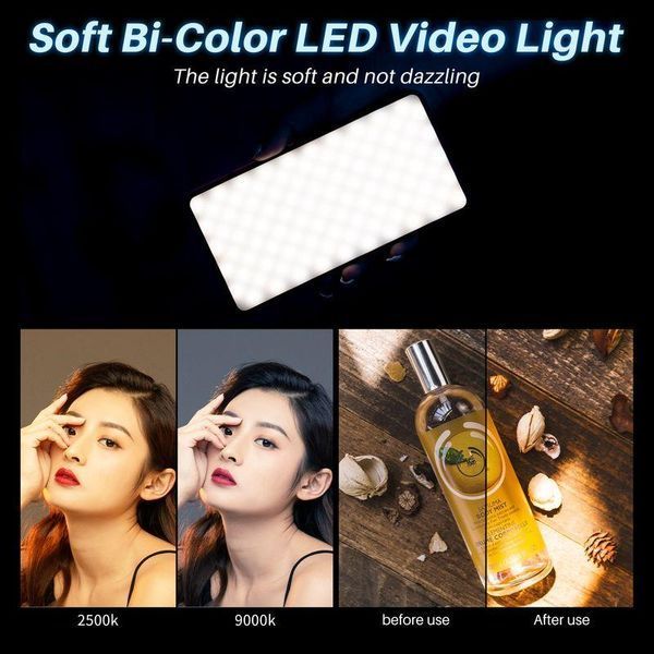 Відеосвітло Ulanzi VL200 Bi-color Led Light 8W Black (2481 VL200) 2481 фото