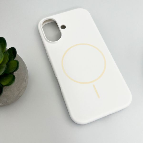 Чохол для смартфона Silicone Case Magnetic для Apple iPhone 17 White 666-04127 фото