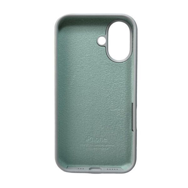 Силиконовый чехол для iPhone 16 Sierra Blue 666-01188 фото