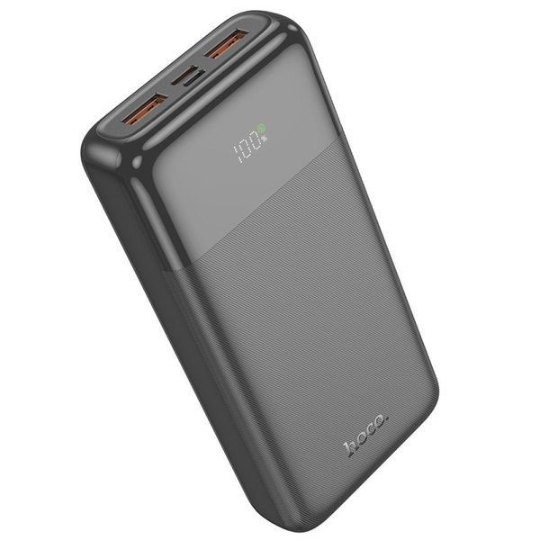 Power Bank Hoco J121A Fast 22.5W+PD20W fully compatible with digital display 20000 mAh Black 656-01447 фото