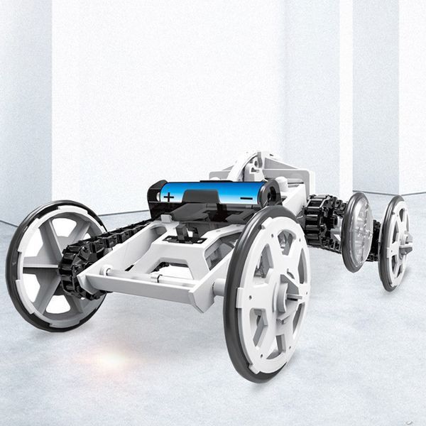 Конструктор внедорожник-скалолаз на солнечной батарее DYY008 Diy Solar white 656-03548 фото
