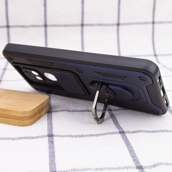 Ударостійкий чохол Camshield Serge Ring для Xiaomi Redmi Note 9 / Redmi 10X Blue 777-04672 фото