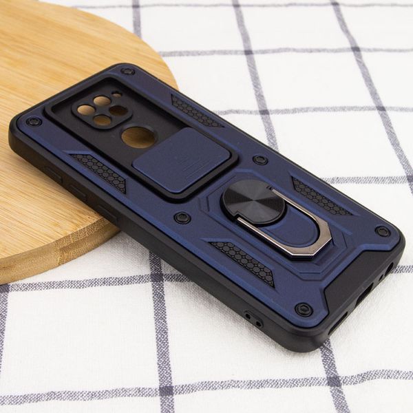 Ударостійкий чохол Camshield Serge Ring для Xiaomi Redmi Note 9 / Redmi 10X Blue 777-04672 фото