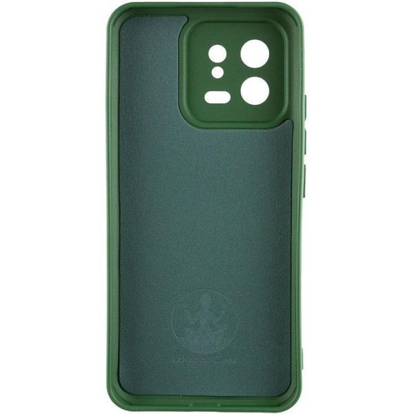 Чохол TPU GETMAN Liquid Silk Full Camera для Xiaomi 13 Pro Зелений / Dark green ILSO-00000081489-3 фото