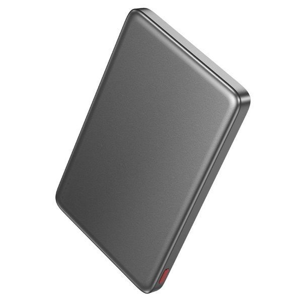Power Bank Hoco Q26 Joy PD20W magnetic fast charging 5000 mAh Металевий сірий 656-01466 фото