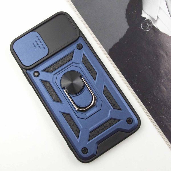 Ударопрочный чехол Camshield Serge Ring для Apple iPhone 11 Pro (5.8") Blue 208-05571 фото
