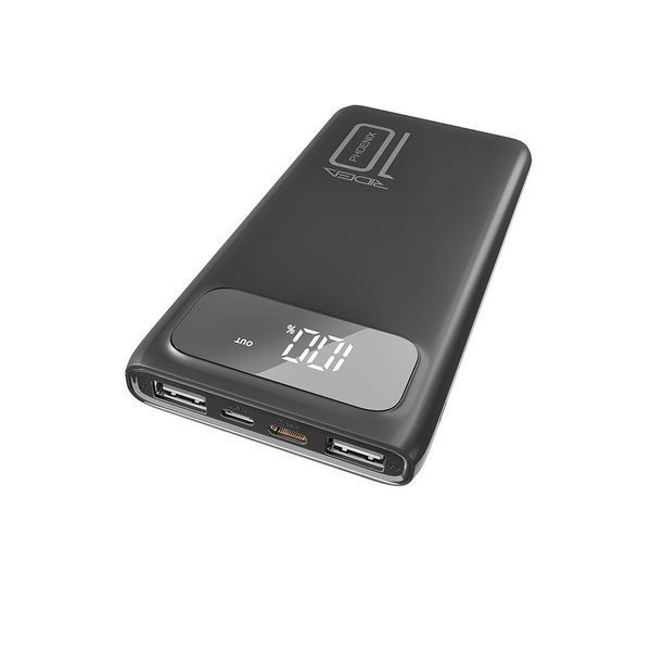 Портативний акумулятор Power Bank Ridea RP-D10L Phoenix10 10W digital display + lamp 10000 mAh 216-00030 фото
