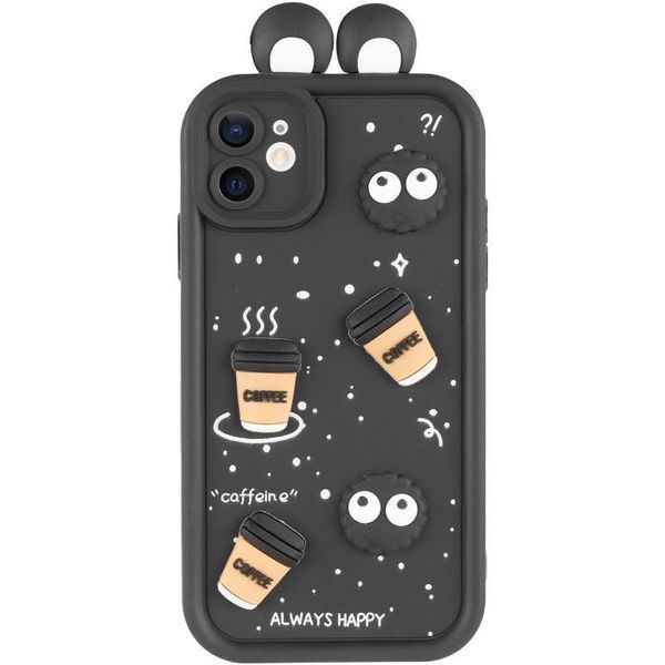 Чохол TPU Toys Case with Ears для Apple iPhone 12 (6.1") Black 208-05395 фото