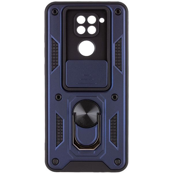Ударостійкий чохол Camshield Serge Ring для Xiaomi Redmi Note 9 / Redmi 10X Blue 777-04672 фото
