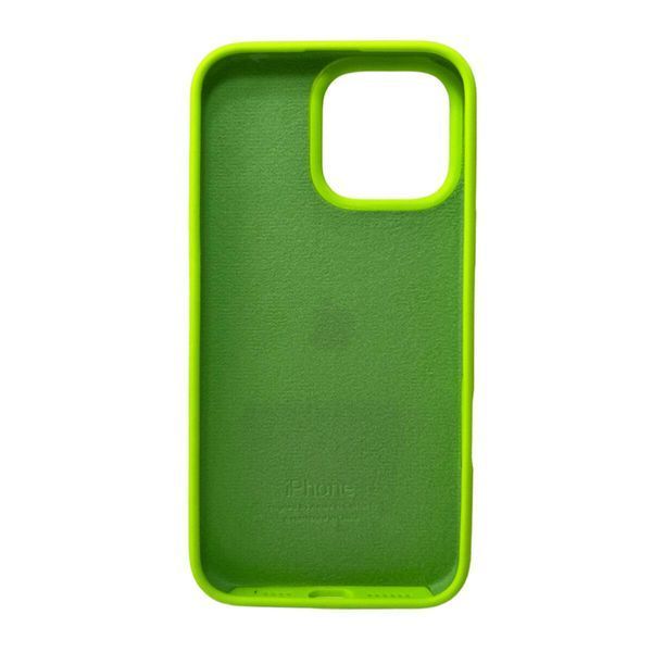 Силиконовый чехол для iPhone 16 Pro Max Shiny Green 666-01292 фото