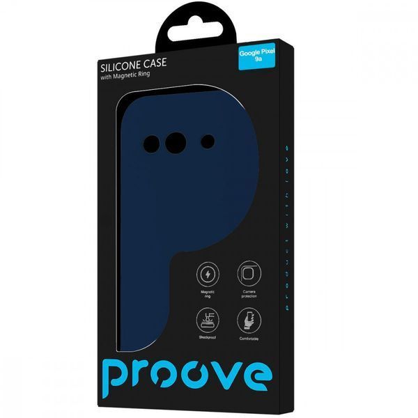Чехол Proove Silicone Case with Magnetic Ring Google Pixel 9a Midnight Blue 656-05204 фото
