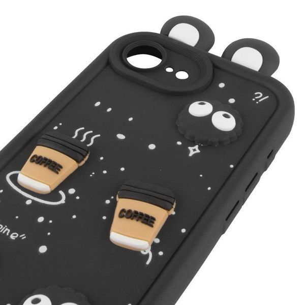 Чехол TPU Toys Case with Ears для Apple iPhone 16e\17e (6.1") Black 208-05338 фото