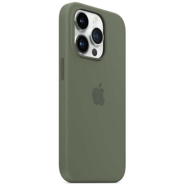 Чохол Silicone Full Case with MagSafe для iPhone 14 Olive 656-01192 фото