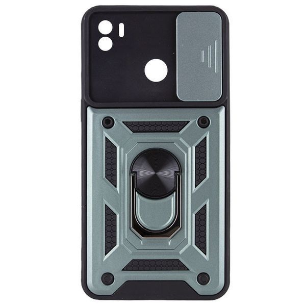 Ударостійкий чохол Camshield Serge Ring для Xiaomi Redmi A1+ / Poco C50 / A2+ Green 777-04545 фото