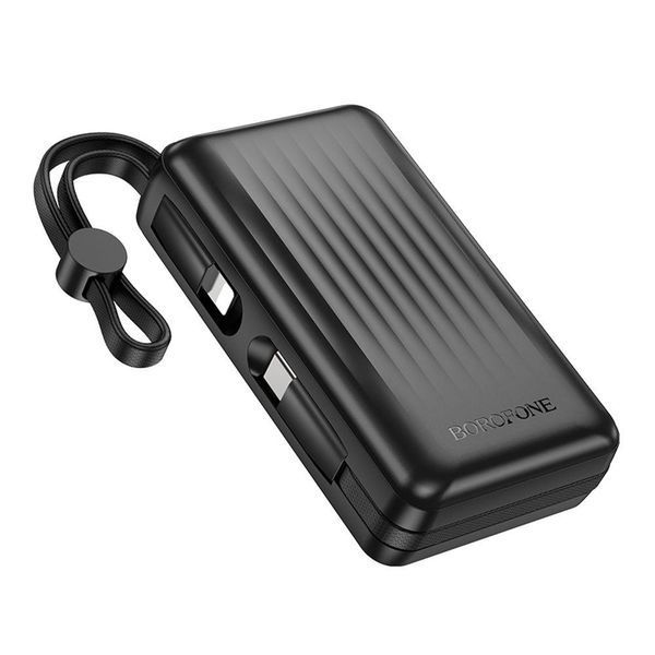 Power Bank Borofone BJ70 Source dual PD20W with cable 10000 mAh Чорний 656-03278 фото