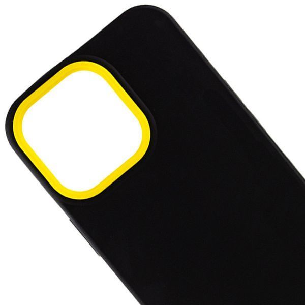 Чохол TPU+PC Bichromatic для Apple iPhone 13 Pro Max (6.7") Black / Yellow 555-04013 фото