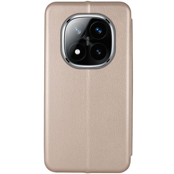 Шкіряний чохол-книжка Classy для Xiaomi Redmi Note 14 Pro 4G Gold 777-05297 фото