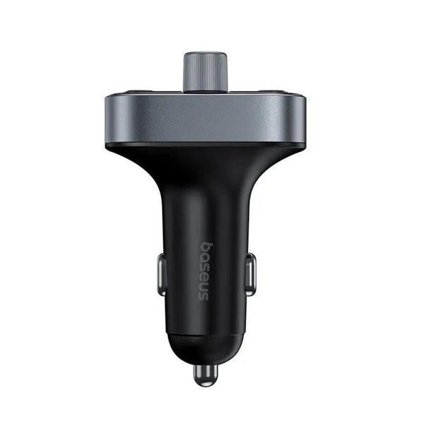 Автомобільний зарядний пристрій з FM-модулятором Baseus S-09 Pro Series Car FM Transmitter Cluster Black 656-00567 фото