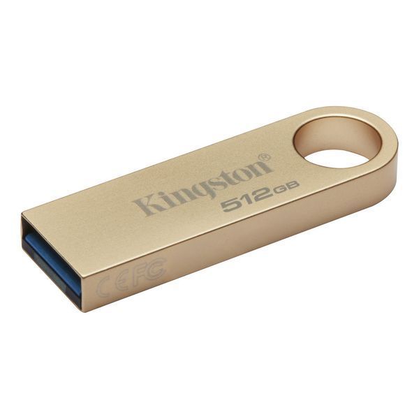 Флеш-накопичувач Kingston USB 3.2 SE9 G3 512GB 220MB/s Metal/Gold DTSE9G3/512GB фото