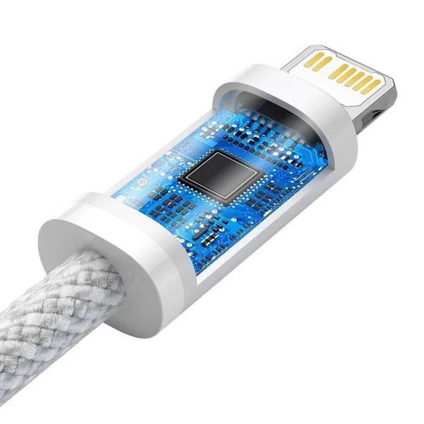 Кабель Baseus Dynamic Series Fast Charging Data Cable Type-C to iP 20W 1m White CALD000002 фото