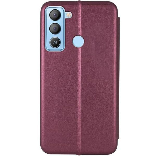 Кожаный чехол-книжка Classy для TECNO Pop 5 LTE Maroon 777-05751 фото