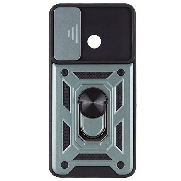 Ударостійкий чохол Camshield Serge Ring для Xiaomi Redmi A1+ / Poco C50 / A2+ Green 777-04545 фото