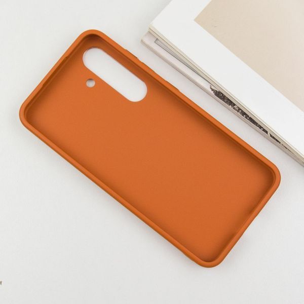 Чехол TPU Bonbon Metal Style для Samsung Galaxy S24 / S25 Papaya 555-02781 фото