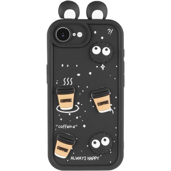 Чехол TPU Toys Case with Ears для Apple iPhone 16e\17e (6.1") Black 208-05338 фото