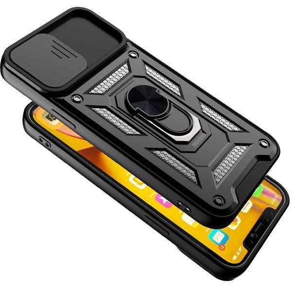 Ударопрочный чехол Camshield Serge Ring для Apple iPhone XR (6.1") Black 208-05564 фото