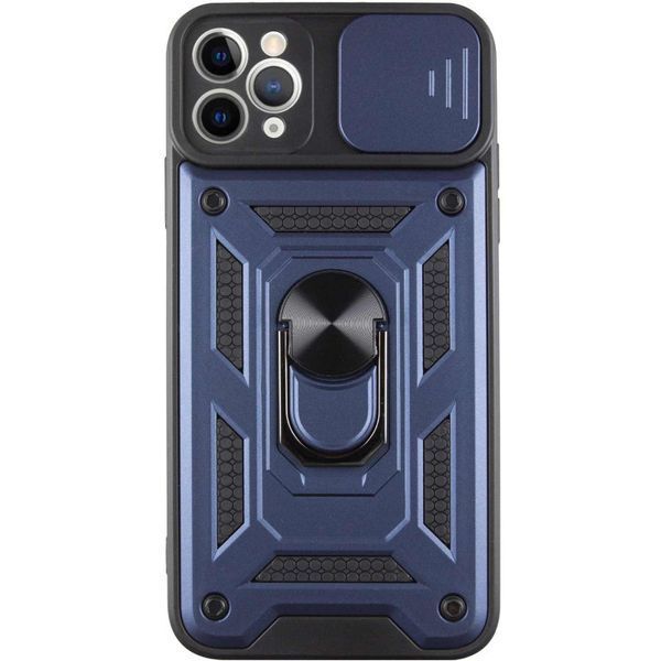 Ударопрочный чехол Camshield Serge Ring для Apple iPhone 11 Pro (5.8") Blue 208-05571 фото