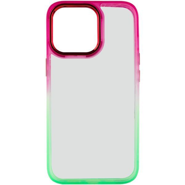Чохол TPU+PC Fresh sip series для Apple iPhone 13 Pro (6.1") Салатовий / Рожевий 777-06713 фото