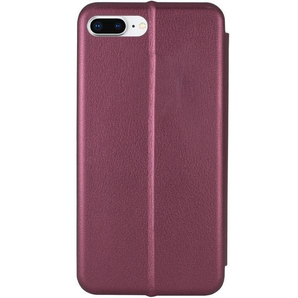 Кожаный чехол-книжка Classy для Apple iPhone 7 plus / 8 plus (5.5") Бордовый 208-05329 фото