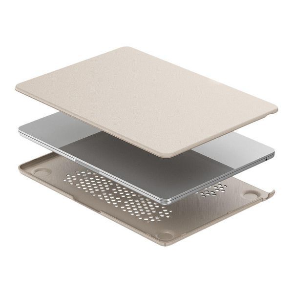 Накладка PC+PU AMO-PU для MacBook Pro 13" 2018/2020/2022 (A2338/A2289/A2251/A1989) Gold 777-07764 фото