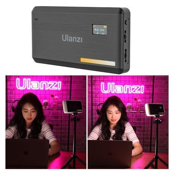 Відеосвітло Ulanzi VL200 Bi-color Led Light 8W Black (2481 VL200) 2481 фото