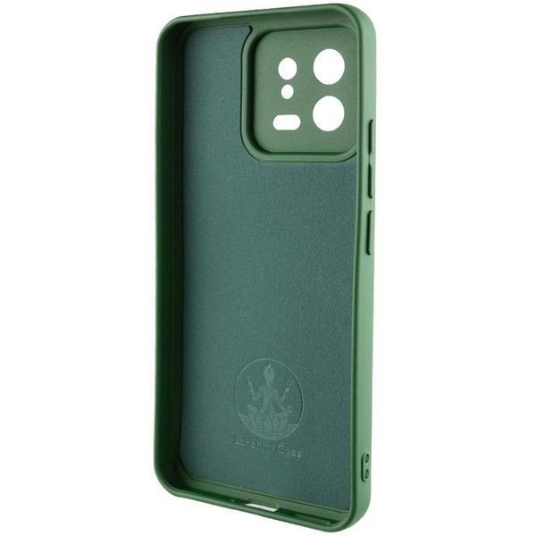 Чохол TPU GETMAN Liquid Silk Full Camera для Xiaomi 13 Pro Зелений / Dark green ILSO-00000081489-3 фото