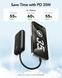 Зовнішній акумулятор VEGER 10000 mAh with built-in cables Type C / Lightning PD QC3.0 35W K1 (W1188) Black 216-00139 фото 4