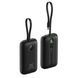 Зовнішній акумулятор VEGER 10000 mAh with built-in cables Type C / Lightning PD QC3.0 35W K1 (W1188) Black 216-00139 фото 1