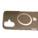 TPU+PC чохол Metal Buttons with MagSafe Carbon Ring для Apple iPhone 16 (6.1") Gold 777-08088 фото 2
